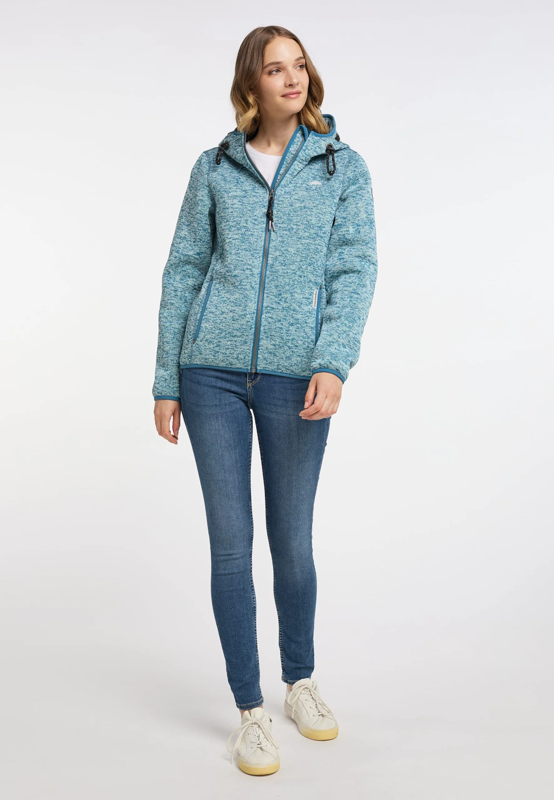 Schmuddelwedda Outdoor Jassen Fleece Jas Dames Hemelsblauw / Lichtblauw 6 Schmuddelwedda Outdoor Jassen Fleece Jas Dames Hemelsblauw / Lichtblauw - Afbeelding 4