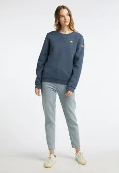 Schmuddelwedda Sweatshirts Sweatshirt Dames Duifblauw -Schmuddelwedda Verkoopwinkel 61e0cedb5f21135ce2a4010566ea512d