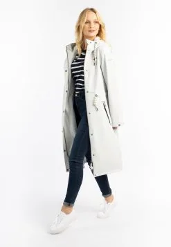 Schmuddelwedda Regenmantels Functionele Mantel Dames Grijs / Lichtgrijs -Schmuddelwedda Verkoopwinkel 69c85d7607e61911cae35288675d00eb