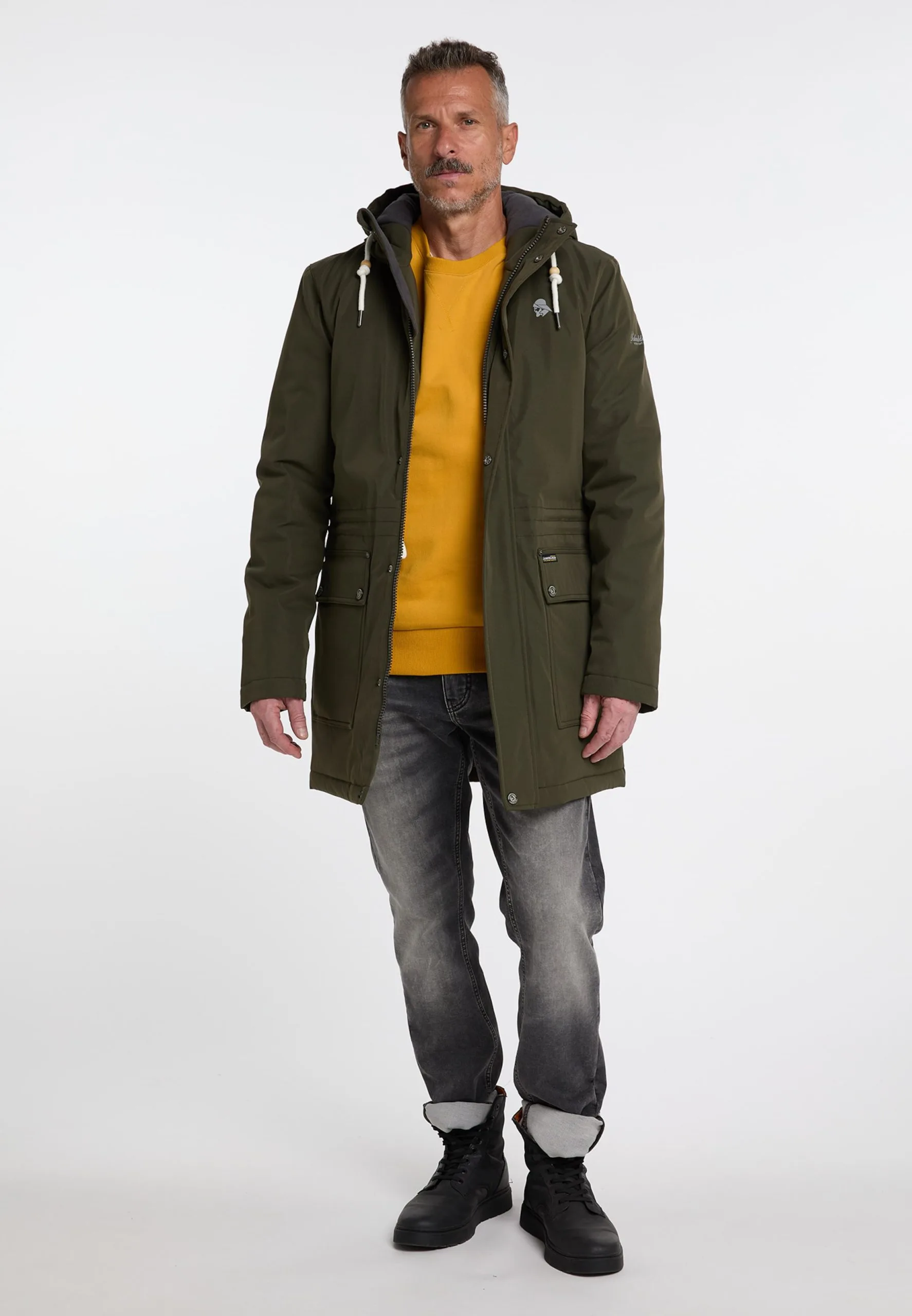 Schmuddelwedda Parkas Winterparka Arctic Heren Olijfgroen 7 Schmuddelwedda Parkas Winterparka Arctic Heren Olijfgroen - Afbeelding 5