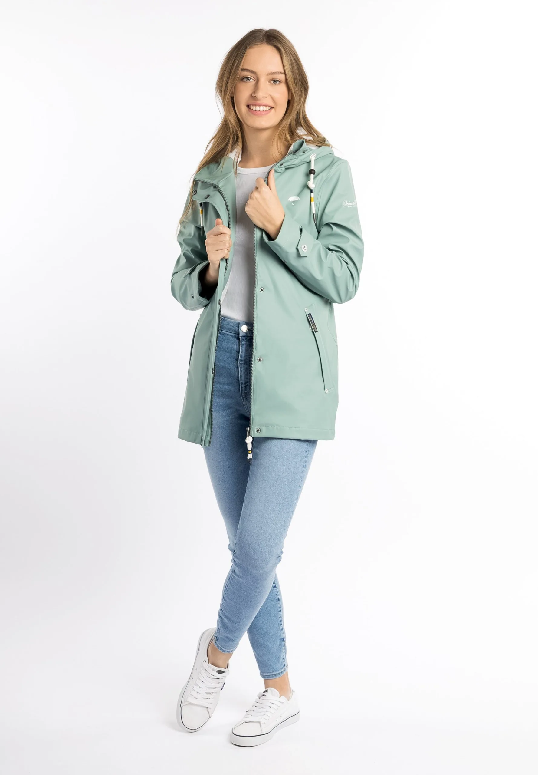 Schmuddelwedda Outdoor Jassen Functionele Jas Dames Mintgroen 6 Schmuddelwedda Outdoor Jassen Functionele Jas Dames Mintgroen - Afbeelding 4