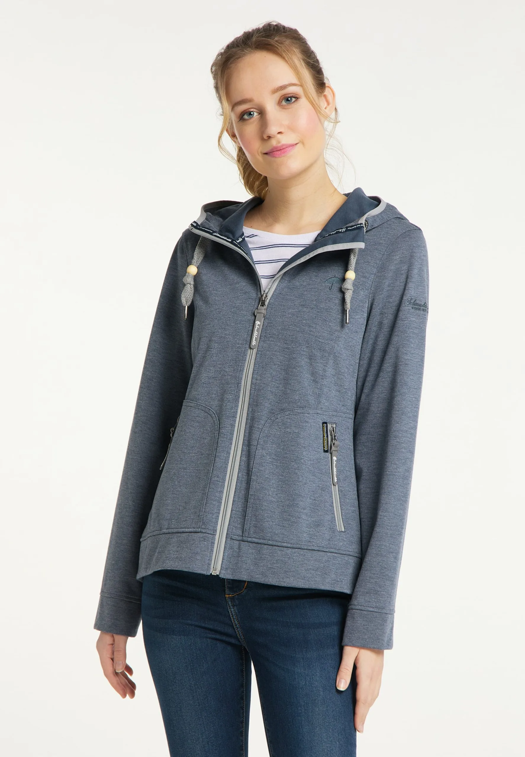 Schmuddelwedda Outdoor Jassen Functionele Jas Dames Duifblauw 4 Schmuddelwedda Outdoor Jassen Functionele Jas Dames Duifblauw - Afbeelding 2