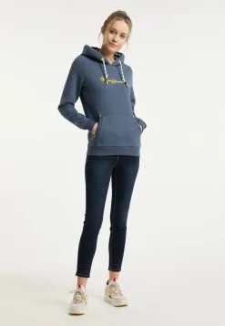 Schmuddelwedda Hoodies Sweatshirt Dames Blauw Gemêleerd -Schmuddelwedda Verkoopwinkel 788e7cc538a82f41f3d2cad21aa422c6