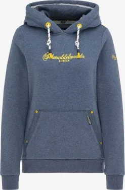 Schmuddelwedda Hoodies Sweatshirt Lübeck Dames Marine