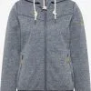 Schmuddelwedda Outdoor Jassen Fleece Jas Dames Blauw Gemêleerd