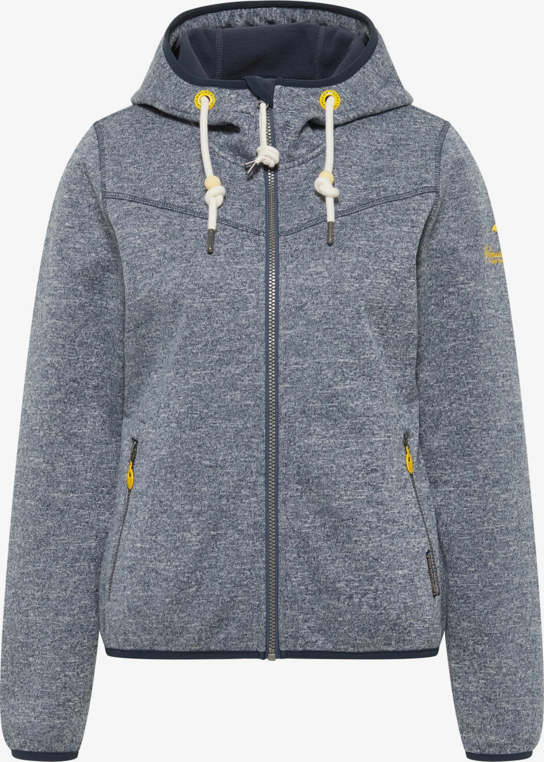 Schmuddelwedda Outdoor Jassen Fleece Jas Dames Blauw Gemêleerd 3 Schmuddelwedda Outdoor Jassen Fleece Jas Dames Blauw Gemêleerd