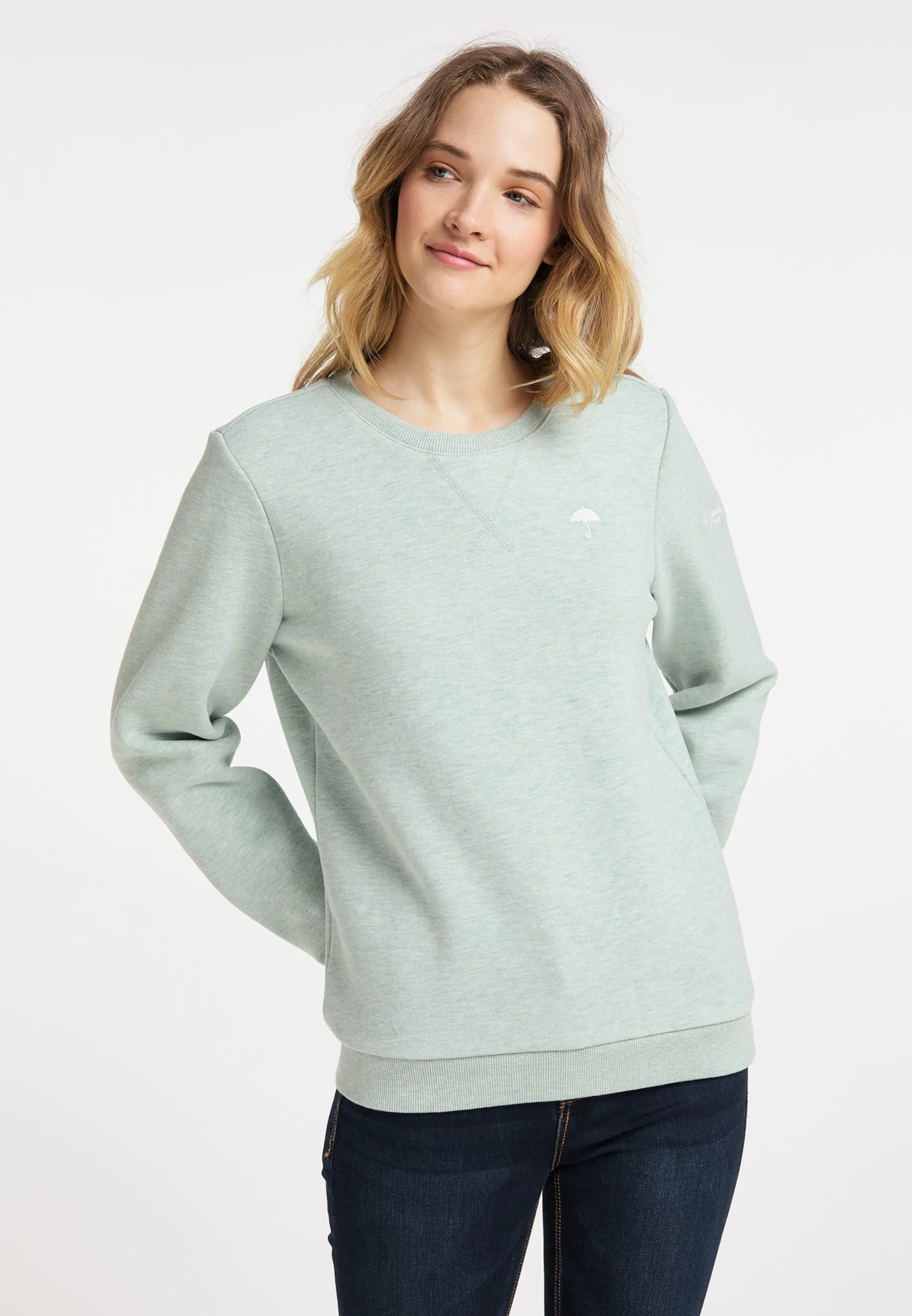 Schmuddelwedda Sweatshirts Sweatshirt Yasanna Dames Mintgroen 4 Schmuddelwedda Sweatshirts Sweatshirt Yasanna Dames Mintgroen - Afbeelding 2