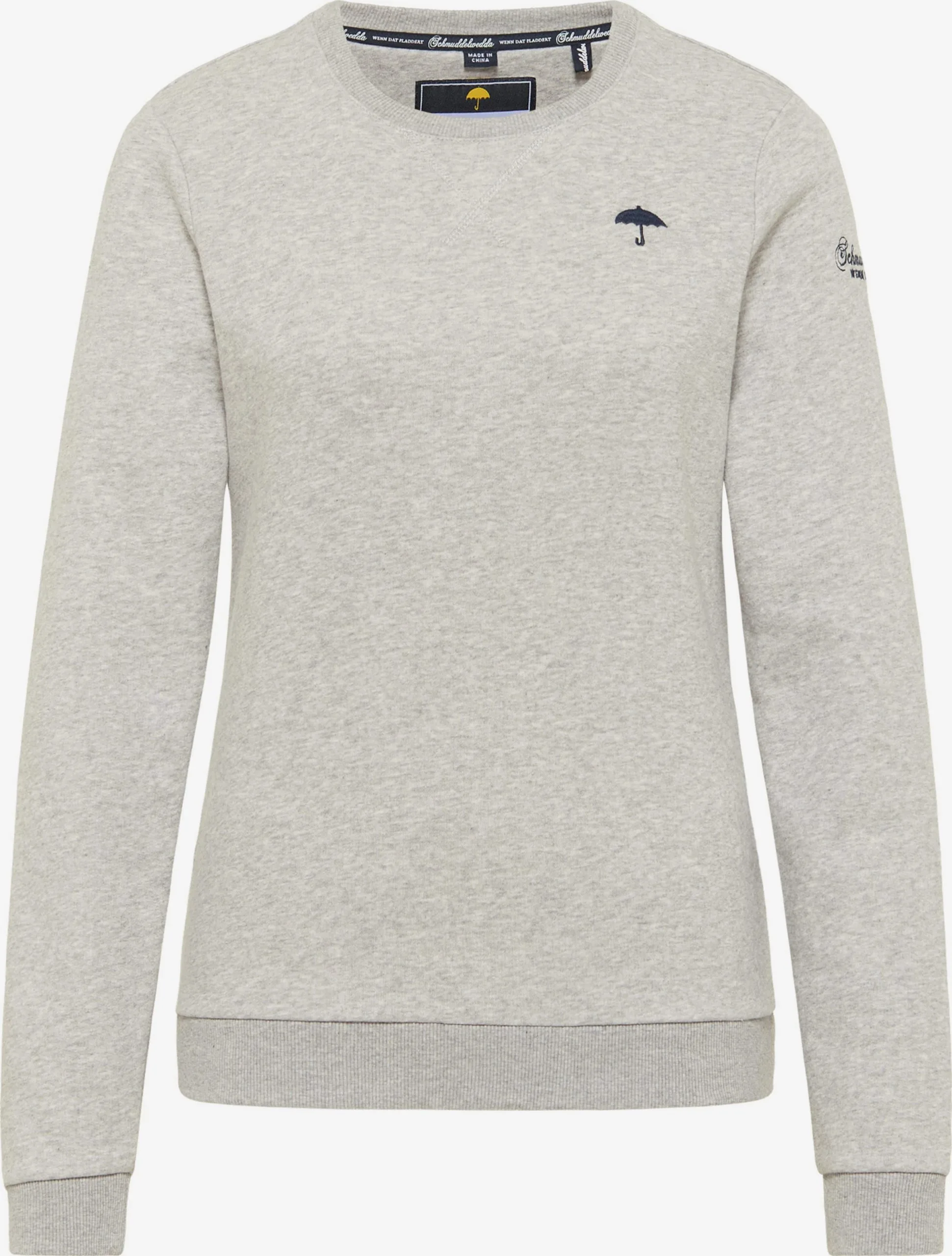 Schmuddelwedda Sweatshirts Sweatshirt Dames Grijs Gemêleerd 3 Schmuddelwedda Sweatshirts Sweatshirt Dames Grijs Gemêleerd