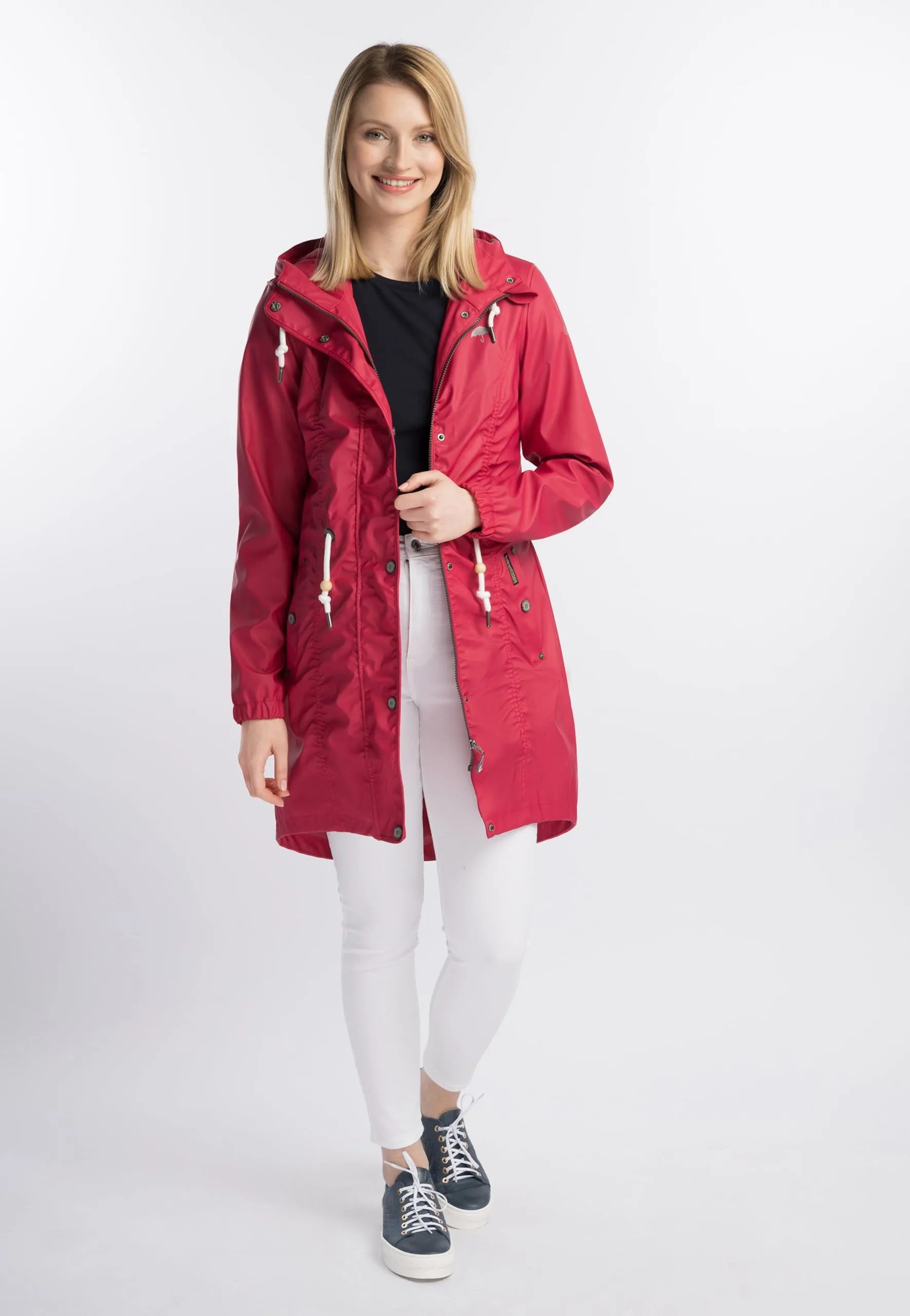 Schmuddelwedda Regenmantels Functionele Mantel Dames Pink 6 Schmuddelwedda Regenmantels Functionele Mantel Dames Pink - Afbeelding 4