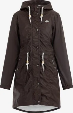 Schmuddelwedda Regenmantels Functionele Mantel Dames Grijs / Grafiet