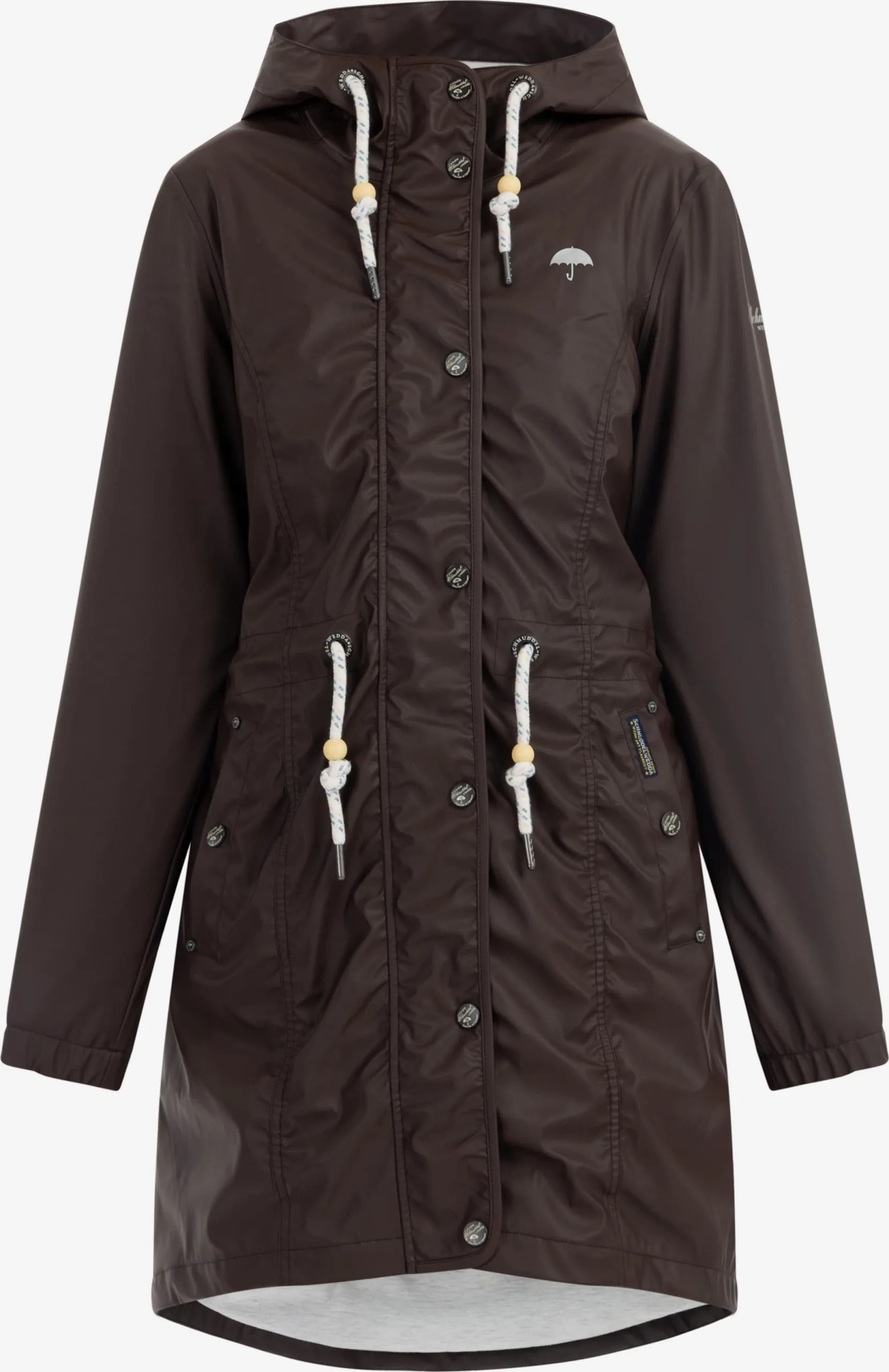 Schmuddelwedda Regenmantels Functionele Mantel Dames Grijs / Grafiet 3 Schmuddelwedda Regenmantels Functionele Mantel Dames Grijs / Grafiet