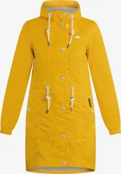 Schmuddelwedda Regenmantels Functionele Mantel Dames Geel