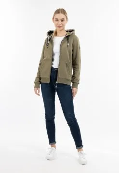 Schmuddelwedda Sweatvesten Sweatvest Dames Olijfgroen -Schmuddelwedda Verkoopwinkel 82bb86f52b4886a7fd11613bfb790e57