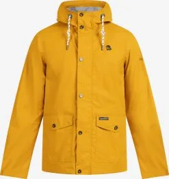 Voorkant 25 Schmuddelwedda Outdoor Jassen Functionele Jas Heren Mosterd