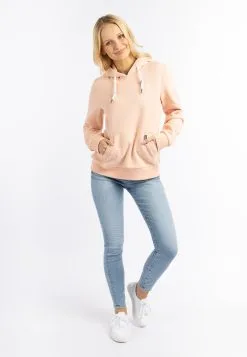 Schmuddelwedda Hoodies Sweatshirt Dames Perzik -Schmuddelwedda Verkoopwinkel 83a7879994500eaaf12ad2dad40441a5
