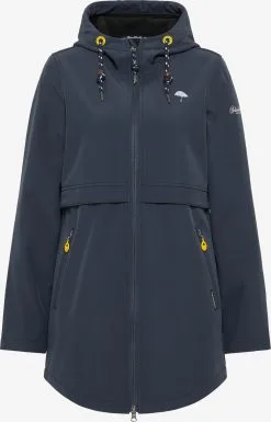 Schmuddelwedda Regenmantels Functionele Mantel Albee Dames Donkerblauw