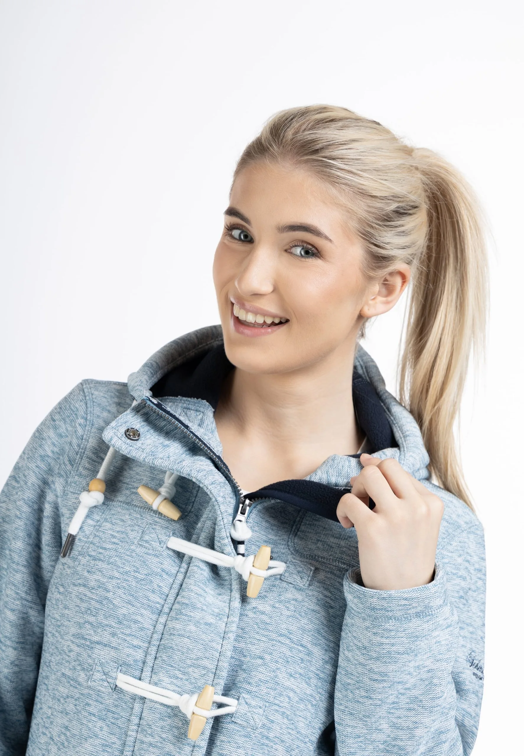 Schmuddelwedda Outdoor Jassen Fleece Jas Dames Lichtblauw 7 Schmuddelwedda Outdoor Jassen Fleece Jas Dames Lichtblauw - Afbeelding 5