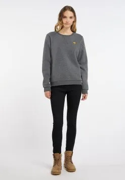 Schmuddelwedda Sweatshirts Sweatshirt Dames Donkergrijs -Schmuddelwedda Verkoopwinkel 8550a92616d48c06a34280852a7d5155