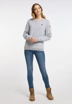 Schmuddelwedda Sweatshirts Sweatshirt Dames Lichtgrijs -Schmuddelwedda Verkoopwinkel 8665b16959635bed378b1d9da6d69bde