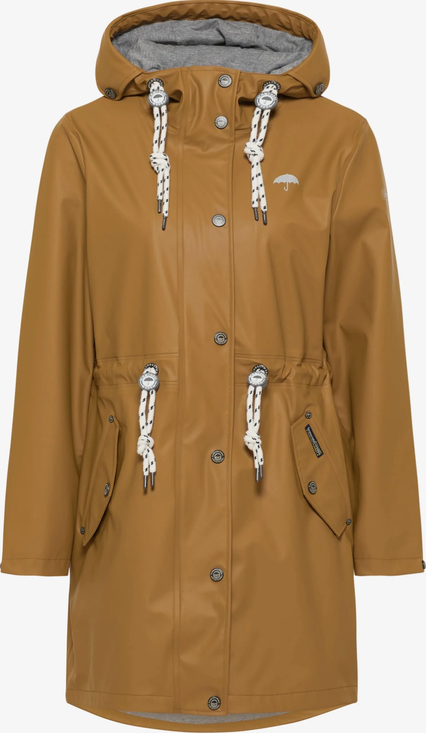 Schmuddelwedda Regenmantels Functionele Mantel Dames Pasteloranje 3 Schmuddelwedda Regenmantels Functionele Mantel Dames Pasteloranje