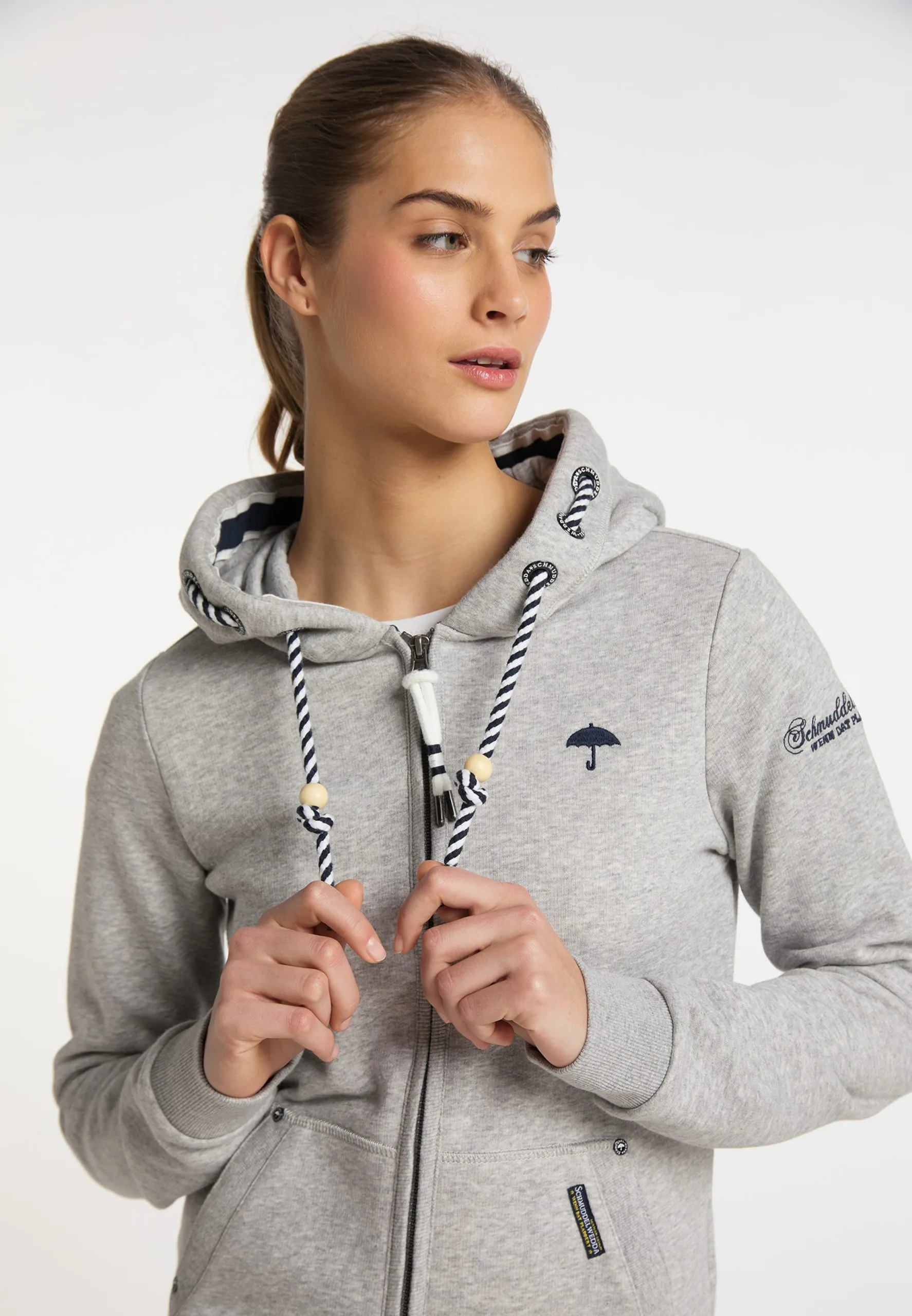 Schmuddelwedda Sweatvesten Sweatvest Nahima Dames Lichtgrijs 7 Schmuddelwedda Sweatvesten Sweatvest Nahima Dames Lichtgrijs - Afbeelding 5