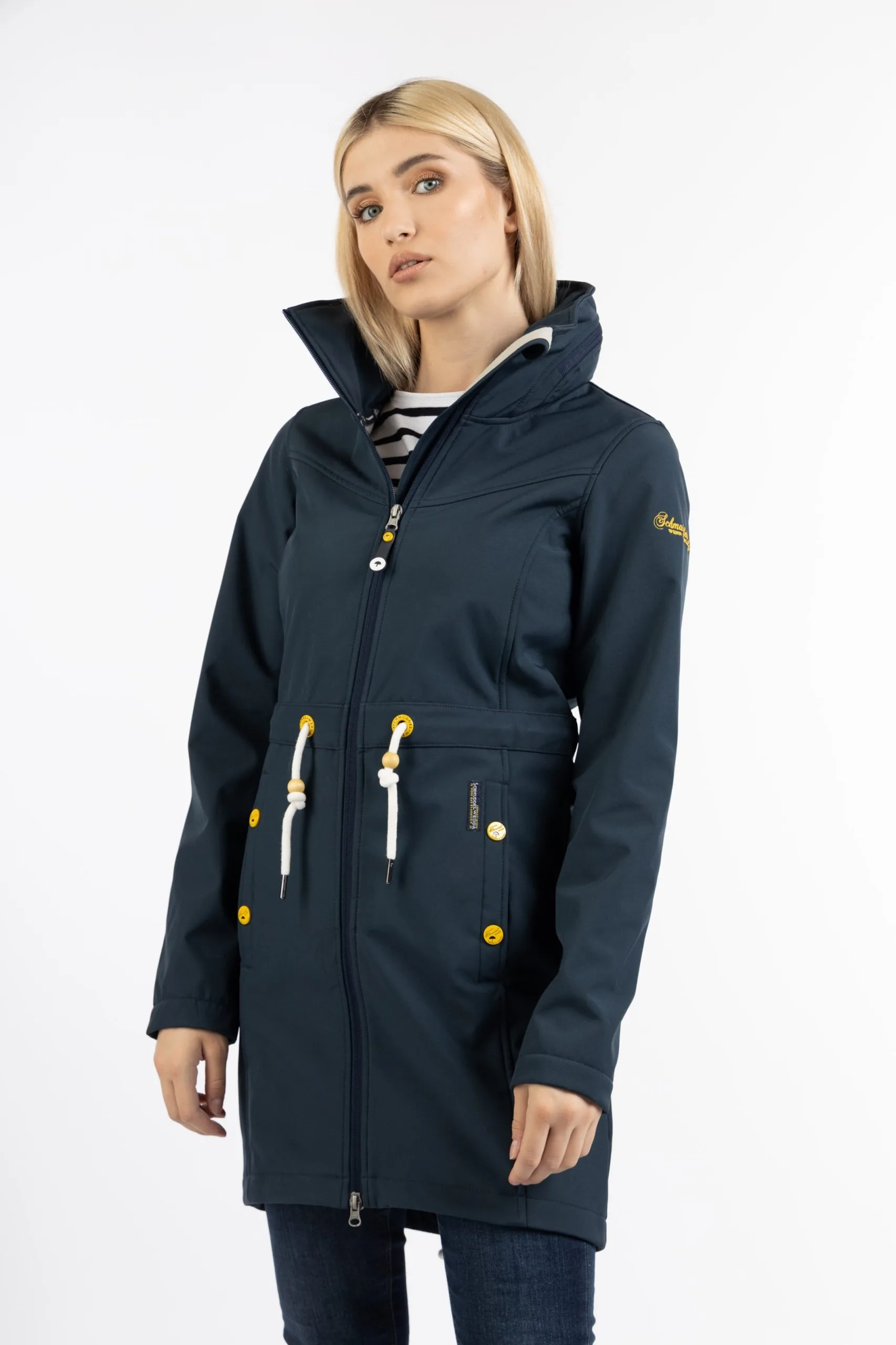 Schmuddelwedda Regenmantels Functionele Mantel Chancery Dames Blauw 5 Schmuddelwedda Regenmantels Functionele Mantel Chancery Dames Blauw - Afbeelding 3