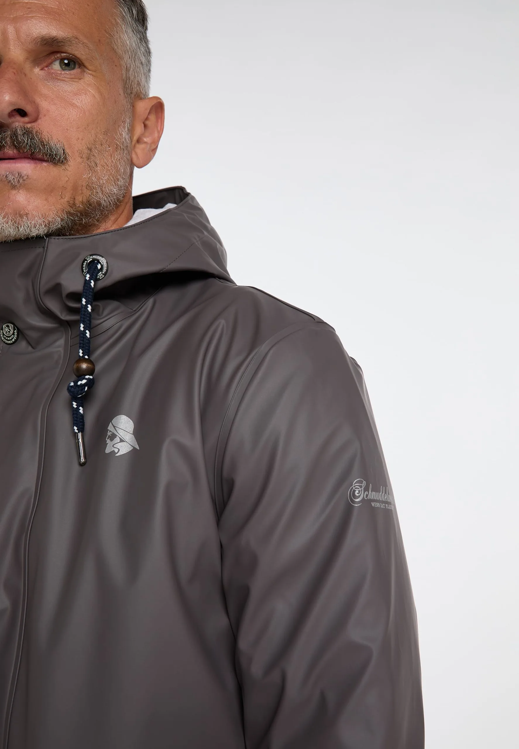 Schmuddelwedda Tussenjassen Tussenjas Heren Grijs / Aardetinten 4 Schmuddelwedda Tussenjassen Tussenjas Heren Grijs / Aardetinten - Afbeelding 2