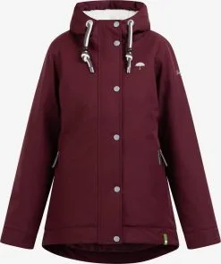 Schmuddelwedda Outdoor Jassen Functionele Jas Dames Bordeaux