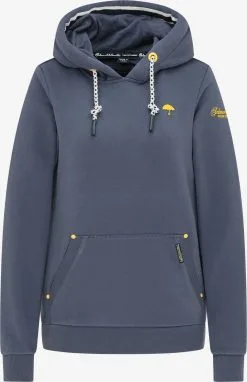 Schmuddelwedda Hoodies Sweatshirt Dames Duifblauw