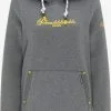 Schmuddelwedda Hoodies Sweatshirt Rügen Dames Grijs Gemêleerd