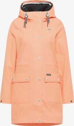 Schmuddelwedda Regenmantels Functionele Mantel Dames Abrikoos