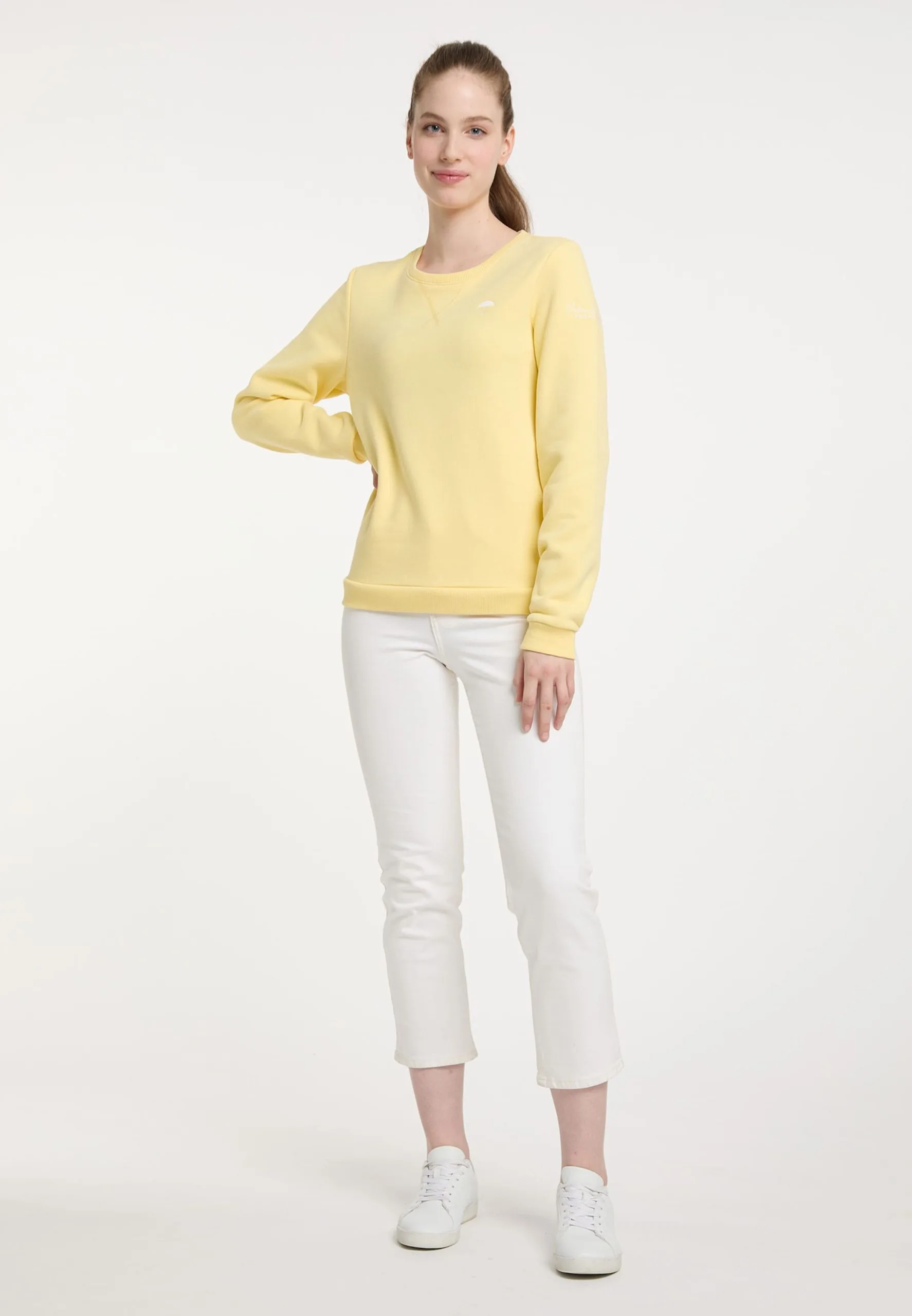 Schmuddelwedda Sweatshirts Sweatshirt Yasanna Dames Lichtgeel 6 Schmuddelwedda Sweatshirts Sweatshirt Yasanna Dames Lichtgeel - Afbeelding 4