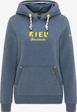 Schmuddelwedda Hoodies Sweatshirt Kiel Dames Duifblauw
