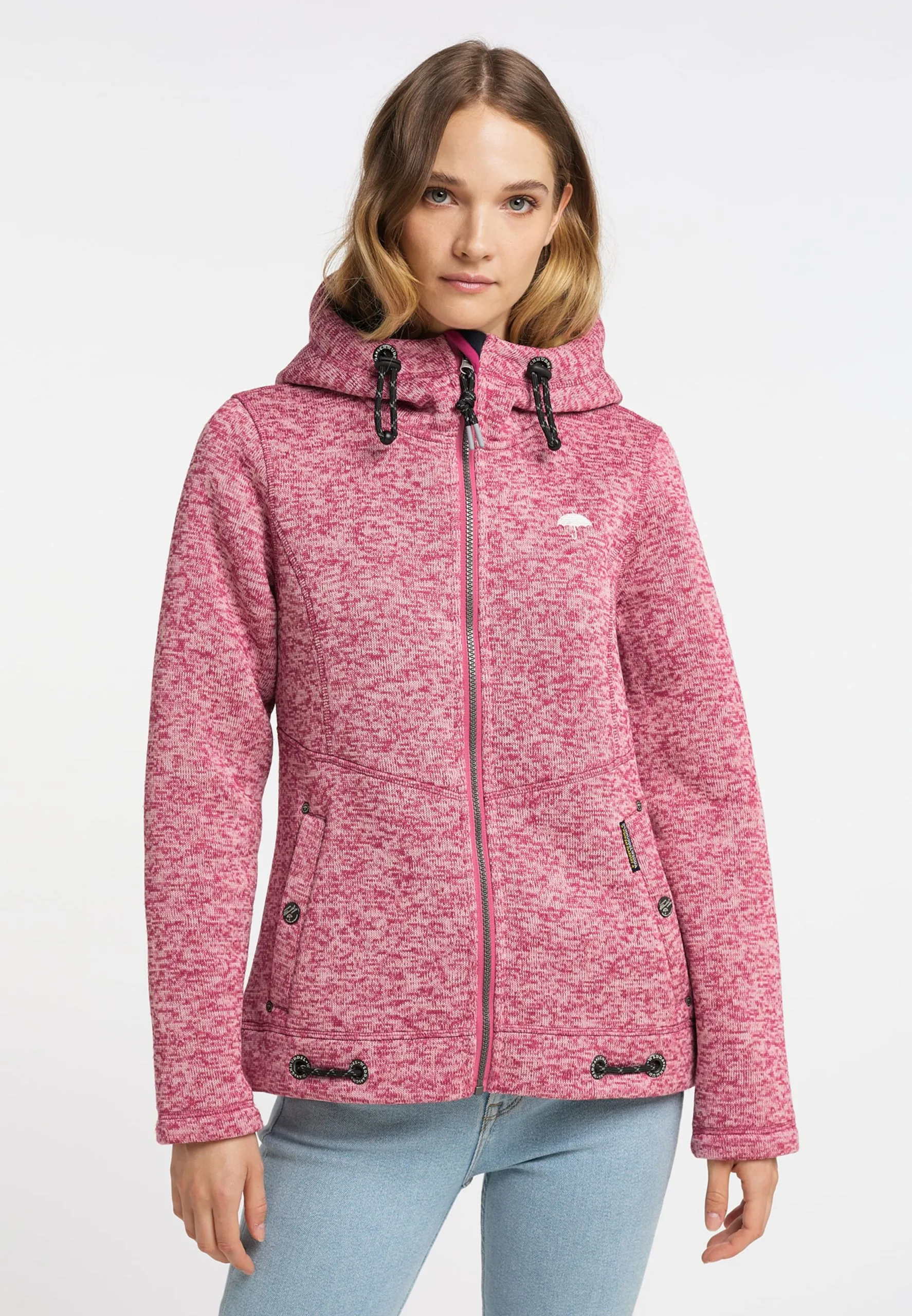 Schmuddelwedda Outdoor Jassen Fleece Jas Dames Rosa / Magenta 4 Schmuddelwedda Outdoor Jassen Fleece Jas Dames Rosa / Magenta - Afbeelding 2