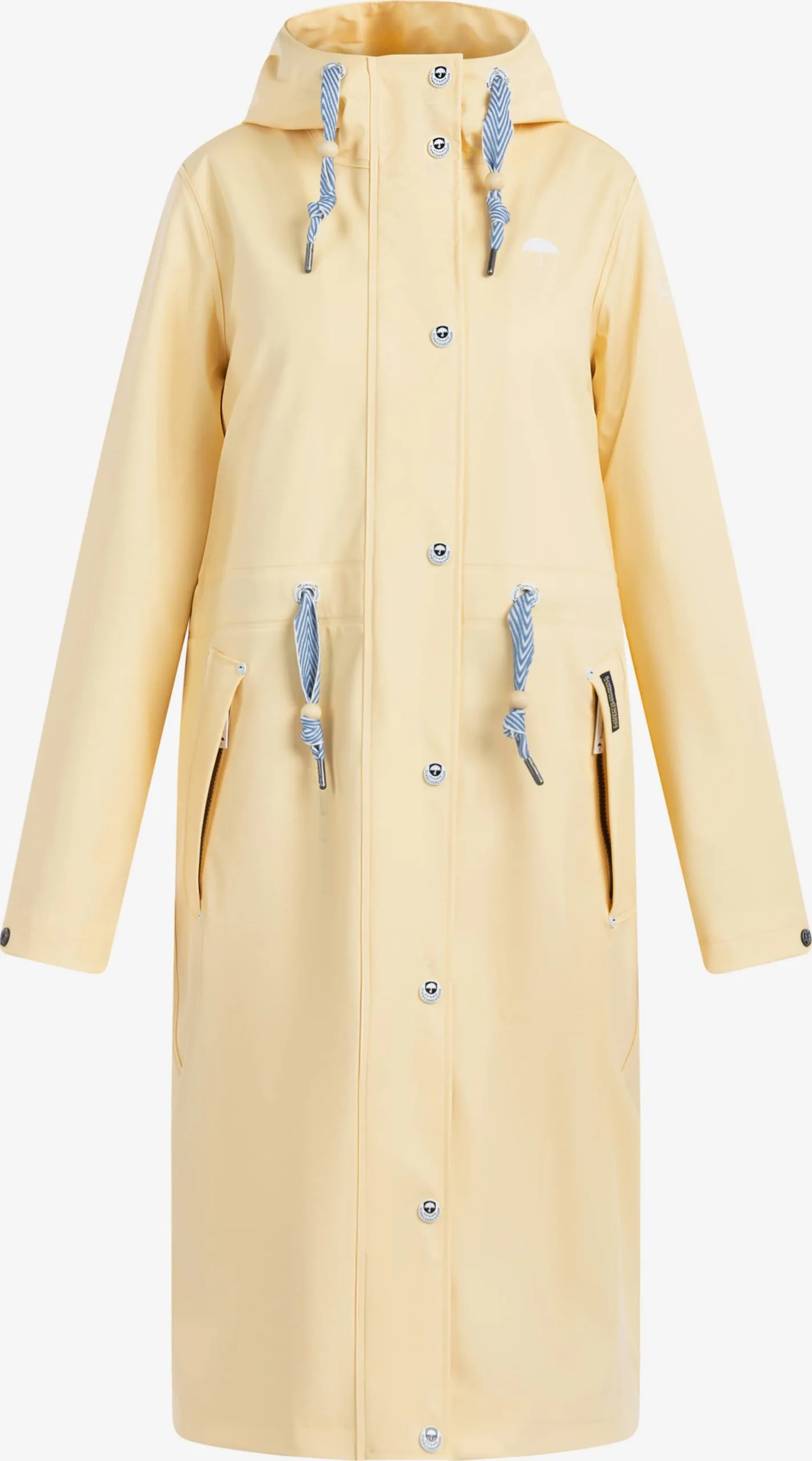 Schmuddelwedda Regenmantels Functionele Mantel Dames Pasteelgeel 3 Schmuddelwedda Regenmantels Functionele Mantel Dames Pasteelgeel