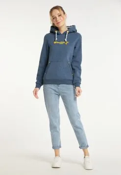 Schmuddelwedda Hoodies Sweatshirt Ostsee Dames Blauw Gemêleerd -Schmuddelwedda Verkoopwinkel b2b0b6002c32587acb77c7244fec4f68