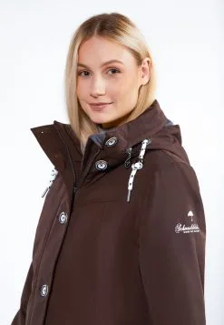 Schmuddelwedda Outdoor Jassen Functionele Jas Dames Donkerbruin -Schmuddelwedda Verkoopwinkel b56372f71f1458c6cd96dd76dfac5692