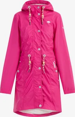 Schmuddelwedda Regenmantels Functionele Mantel Dames Roze