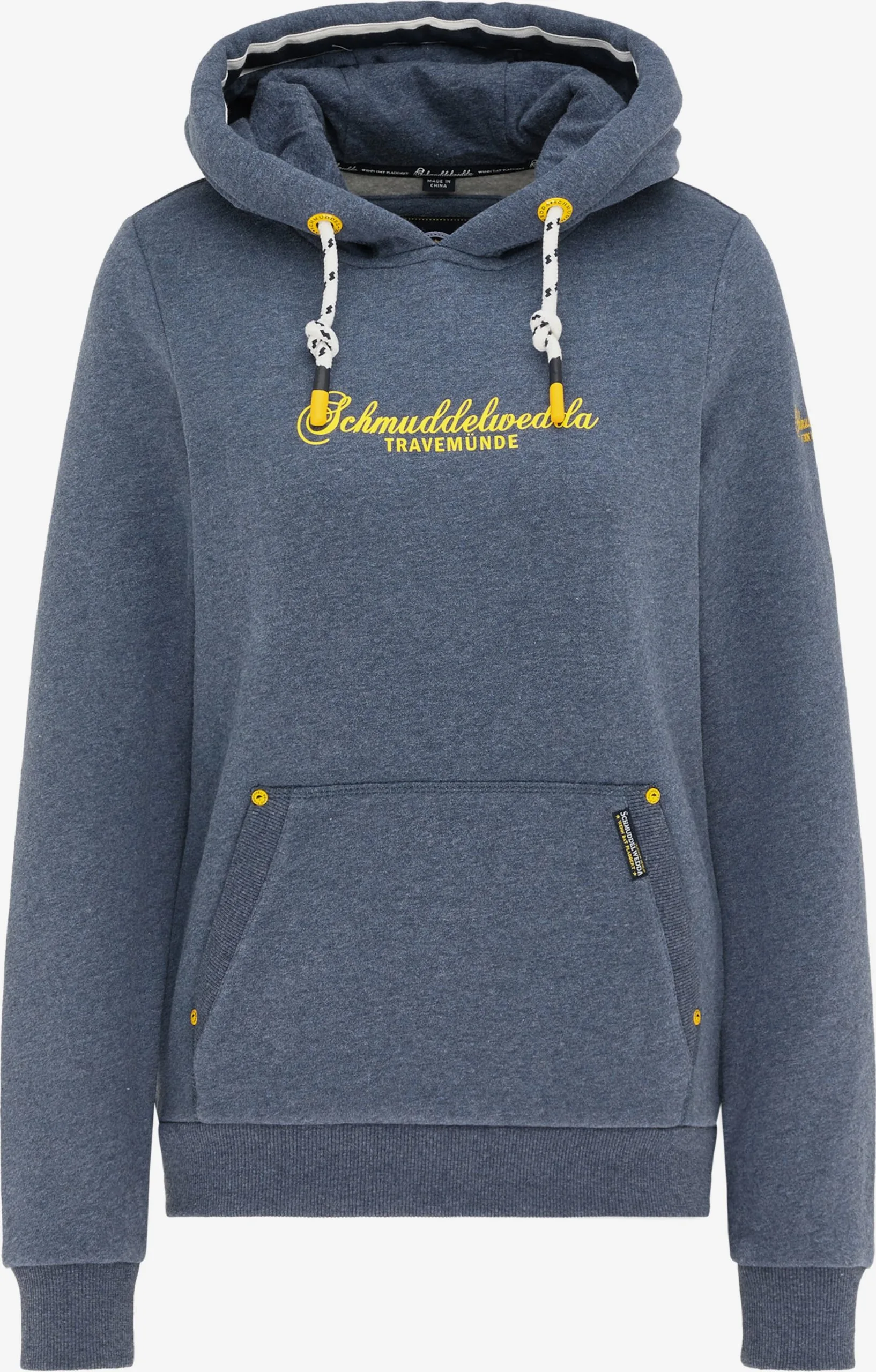 Schmuddelwedda Hoodies Sweatshirt Travemünde Dames Marine 3 Schmuddelwedda Hoodies Sweatshirt Travemünde Dames Marine