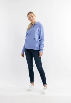 Schmuddelwedda Hoodies Sweatshirt Dames Violetblauw -Schmuddelwedda Verkoopwinkel bab00ee1d870775445c522ec92e7b420