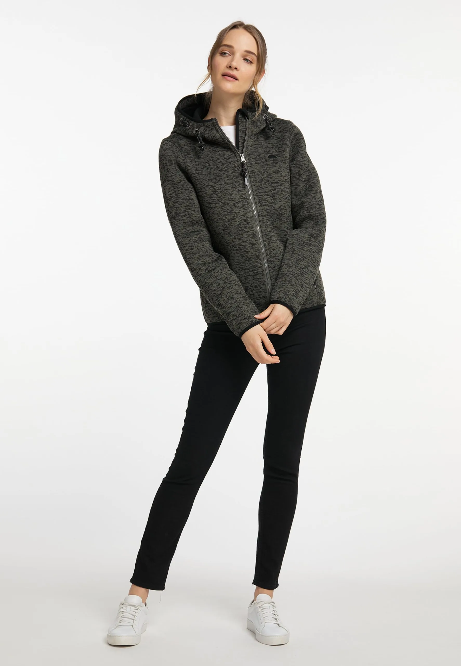 Schmuddelwedda Outdoor Jassen Fleece Jas Dames Olijfgroen 6 Schmuddelwedda Outdoor Jassen Fleece Jas Dames Olijfgroen - Afbeelding 4