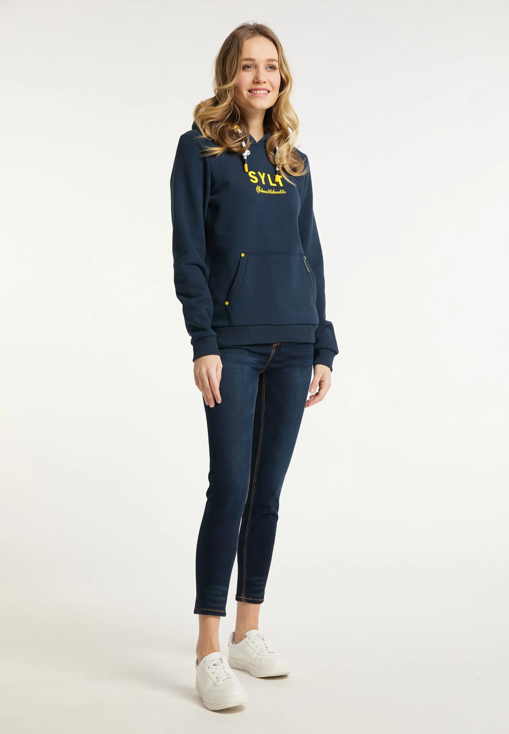 Schmuddelwedda Hoodies Sweatshirt Dames Navy 6 Schmuddelwedda Hoodies Sweatshirt Dames Navy - Afbeelding 4