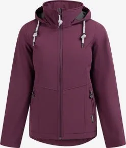 Schmuddelwedda Outdoor Jassen Functionele Jas Dames Aubergine
