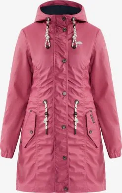 Schmuddelwedda Regenmantels Functionele Mantel Altiplano Dames Fuchsia