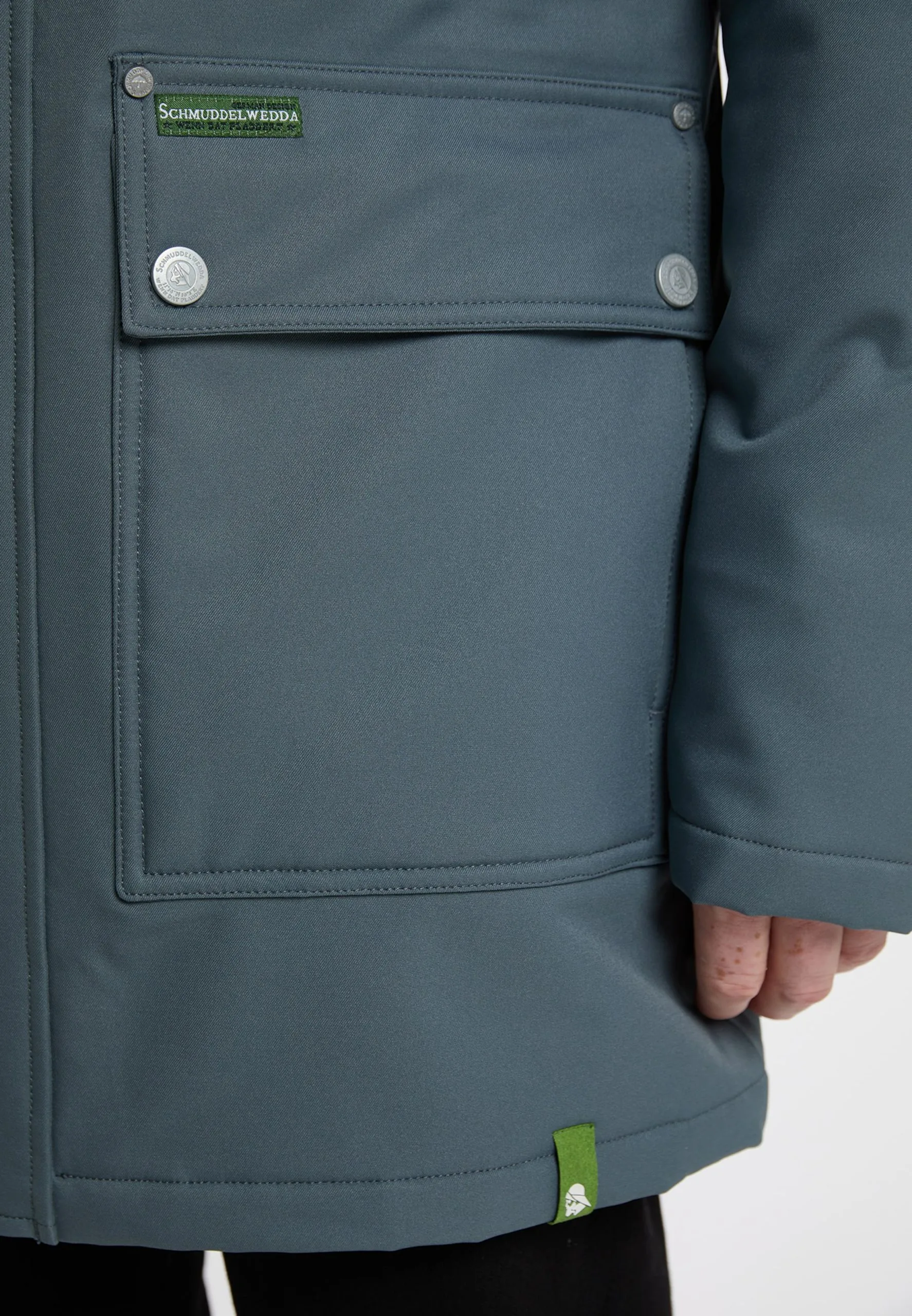 Schmuddelwedda Parkas Winterparka Heren Duifblauw 7 Schmuddelwedda Parkas Winterparka Heren Duifblauw - Afbeelding 5