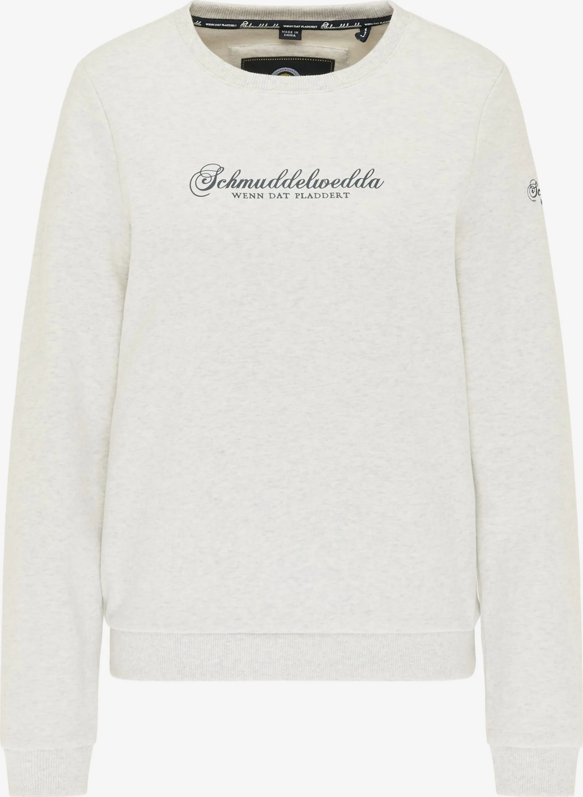 Schmuddelwedda Sweatshirts Sweatshirt Dames Wit Gemêleerd 3 Schmuddelwedda Sweatshirts Sweatshirt Dames Wit Gemêleerd