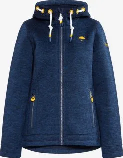 Schmuddelwedda Outdoor Jassen Fleece Jas Dames Marine