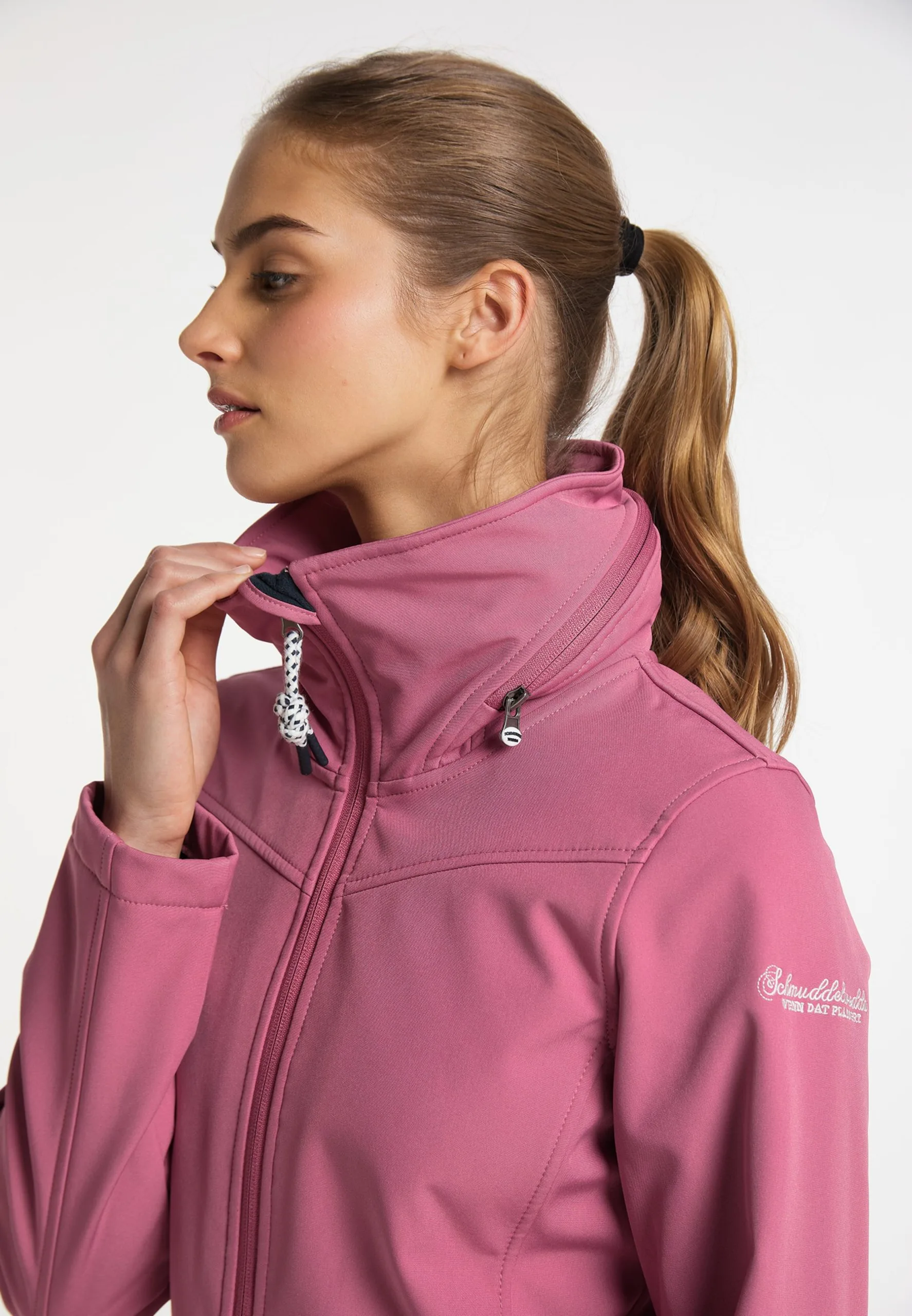 Schmuddelwedda Regenmantels Functionele Mantel Albee Dames Pastelrood 7 Schmuddelwedda Regenmantels Functionele Mantel Albee Dames Pastelrood - Afbeelding 5