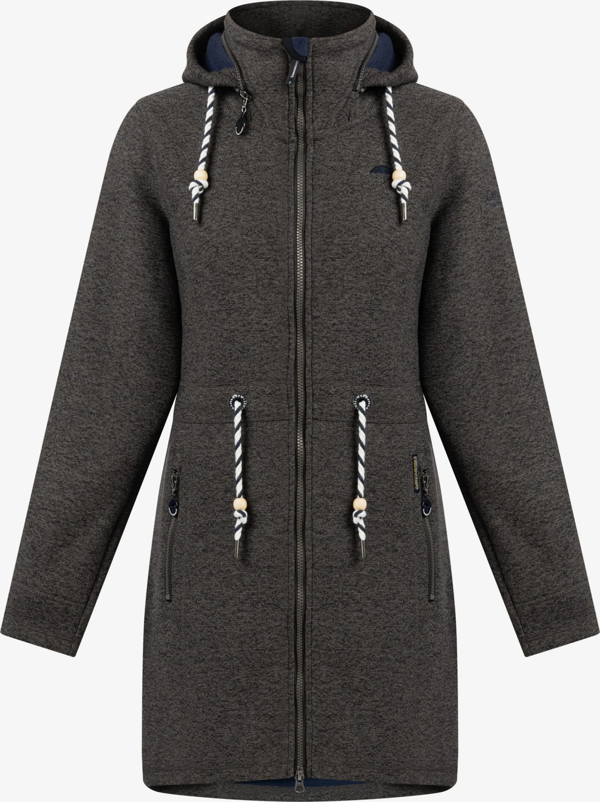 Schmuddelwedda Outdoor Jassen Fleece Jas Dames Antraciet / Aardetinten 3 Schmuddelwedda Outdoor Jassen Fleece Jas Dames Antraciet / Aardetinten