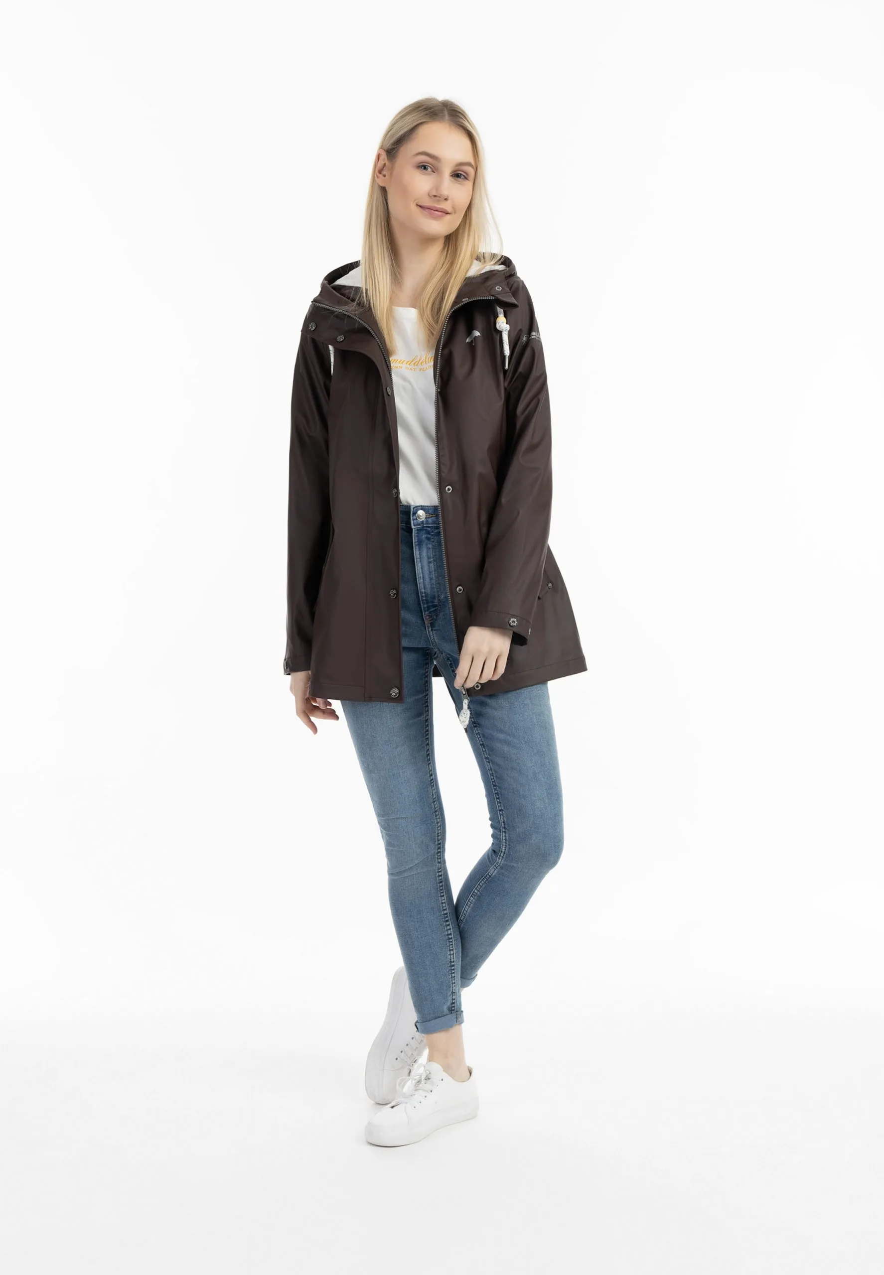 Schmuddelwedda Outdoor Jassen Functionele Jas Dames Mokka 6 Schmuddelwedda Outdoor Jassen Functionele Jas Dames Mokka - Afbeelding 4